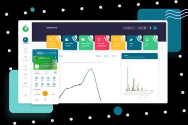 Dashboard admin CARDS realtime