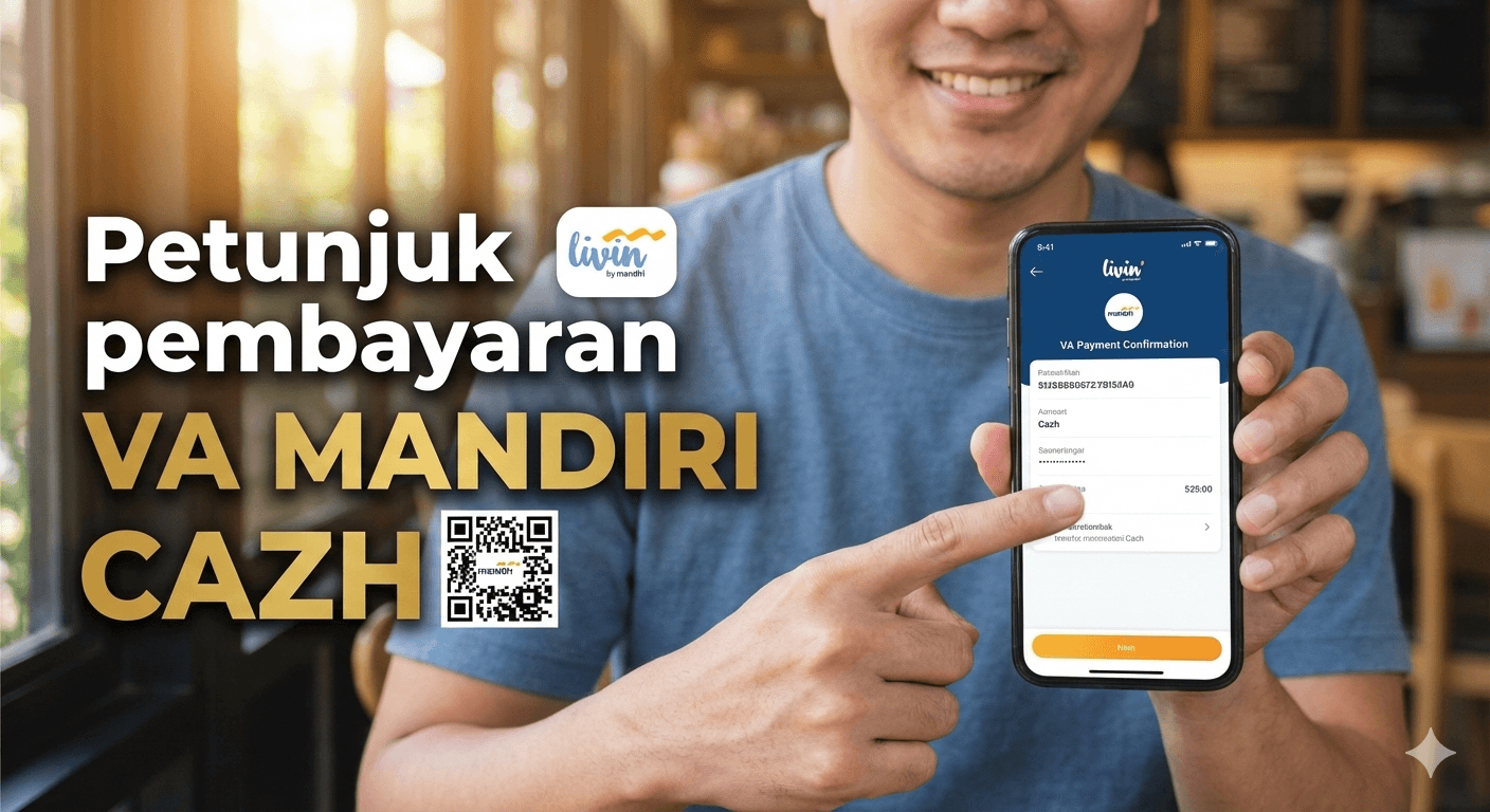 Panduan Pembayaran Mandiri Virtual Account CAZH