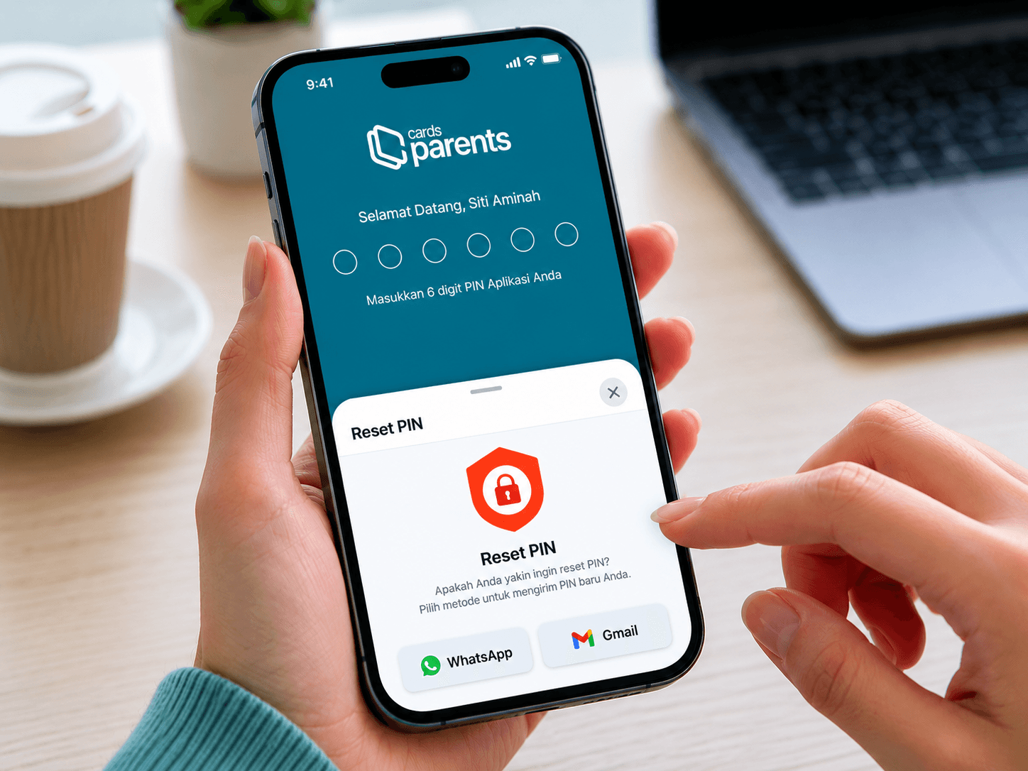 Langkah Reset PIN Aplikasi