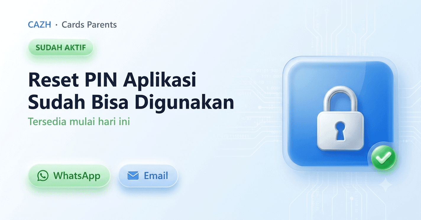 Reset PIN Aplikasi ke Whatsapp Sudah Bisa 🎊