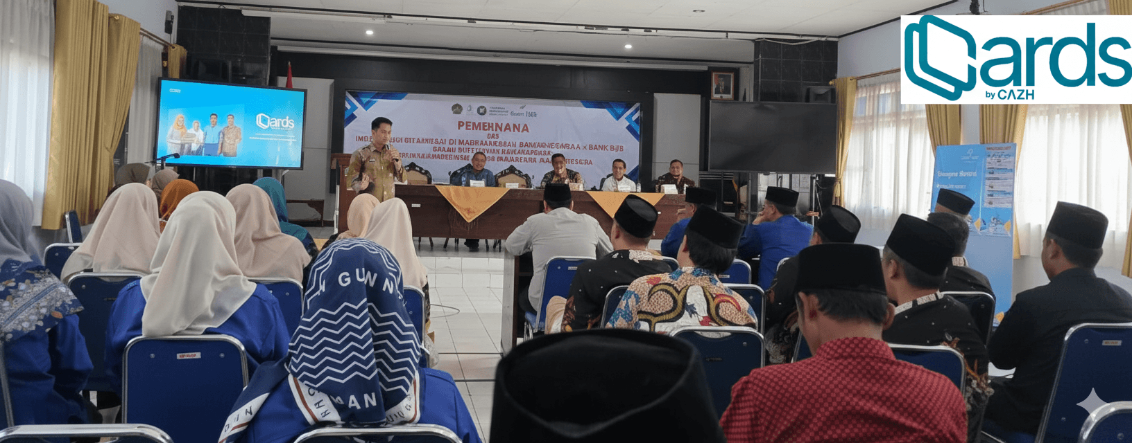 foto madrasah banjarnegara, kerjasama Cards dan Bank BJB
