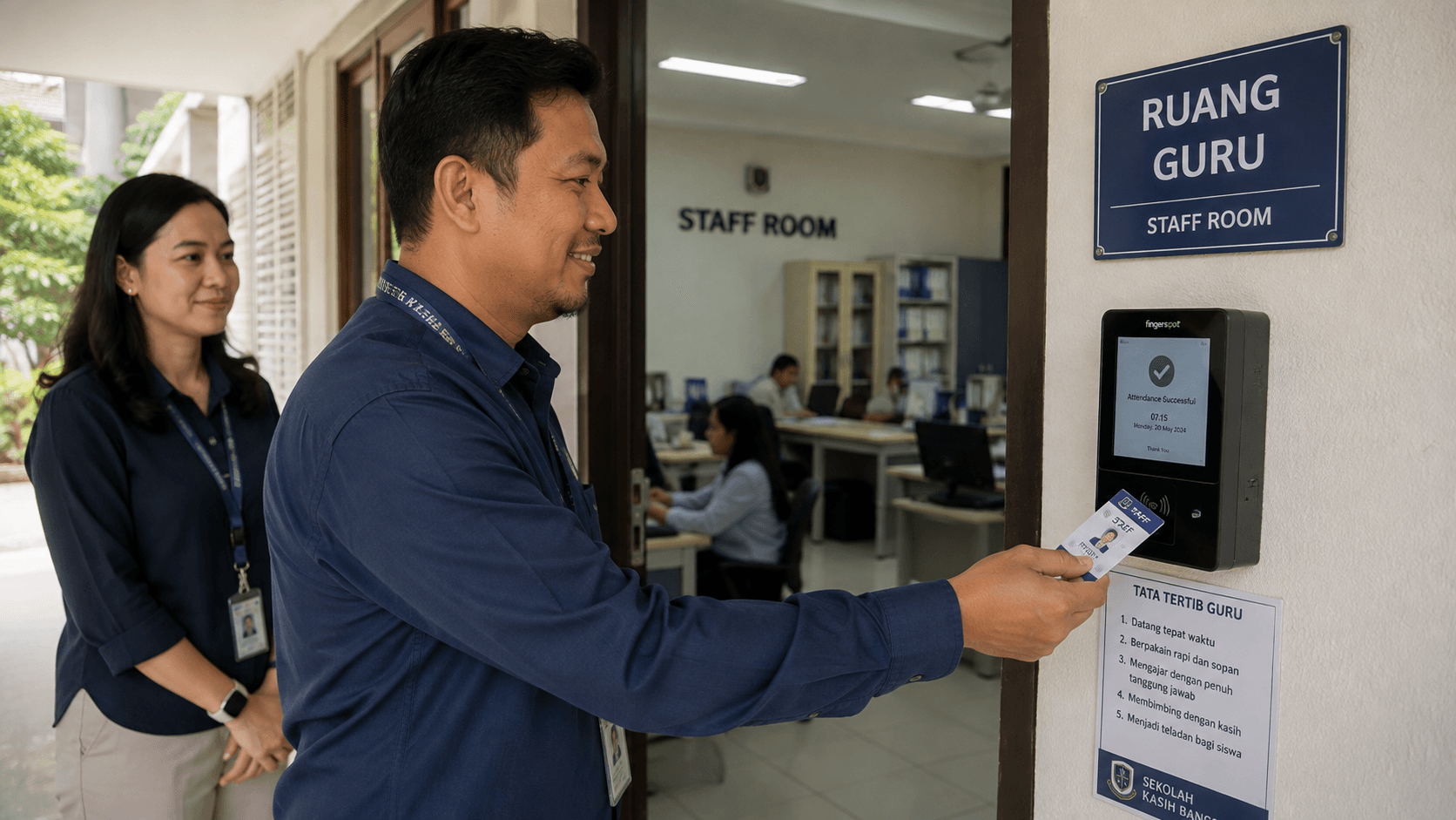 Absensi Guru & Tenaga Kependidikan Digital: Terhubung dengan e-Kinerja